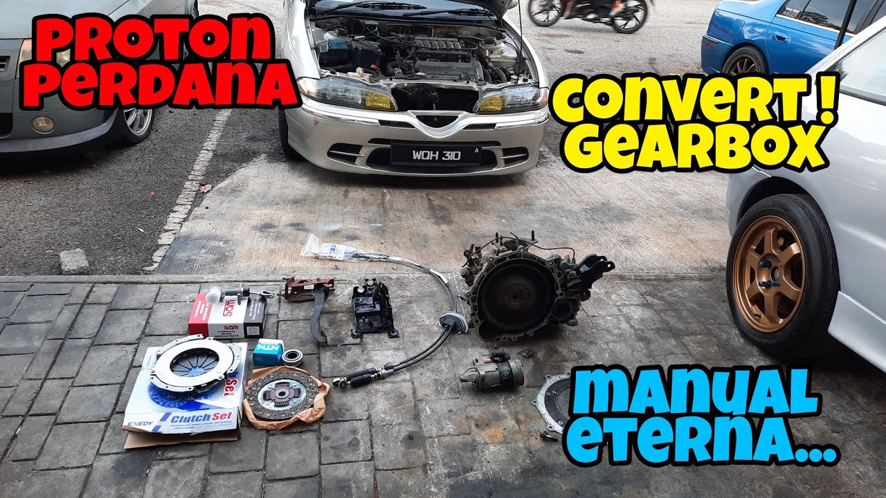 CONVERT GEARBOX MANUAL ETERNA FOR PERDANA V6 AUTO‼ YouTube