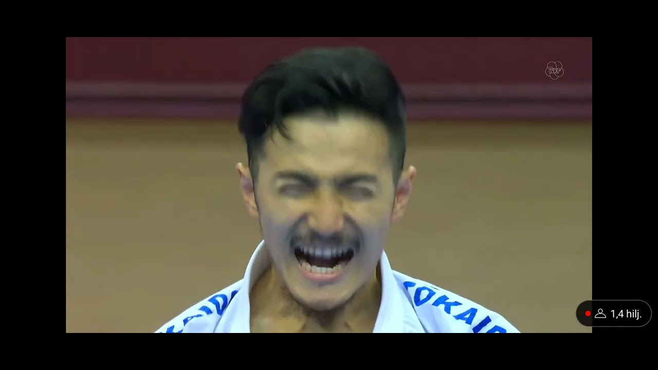 Nishiyama Kakeru JPN kata Chibana no kusanku VS Moto Kazumasa JPN kata Gankaku finals PL Baku 2022