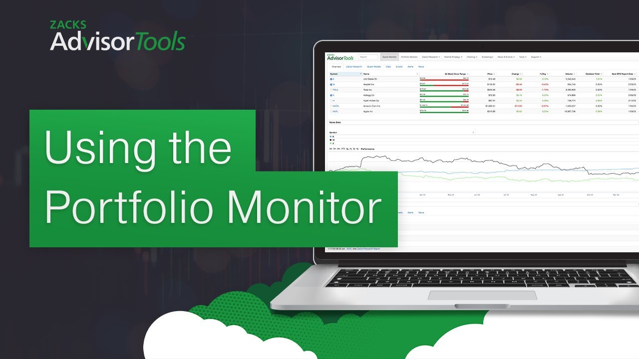 Using the Portfolio Monitor in Advisor Tools YouTube