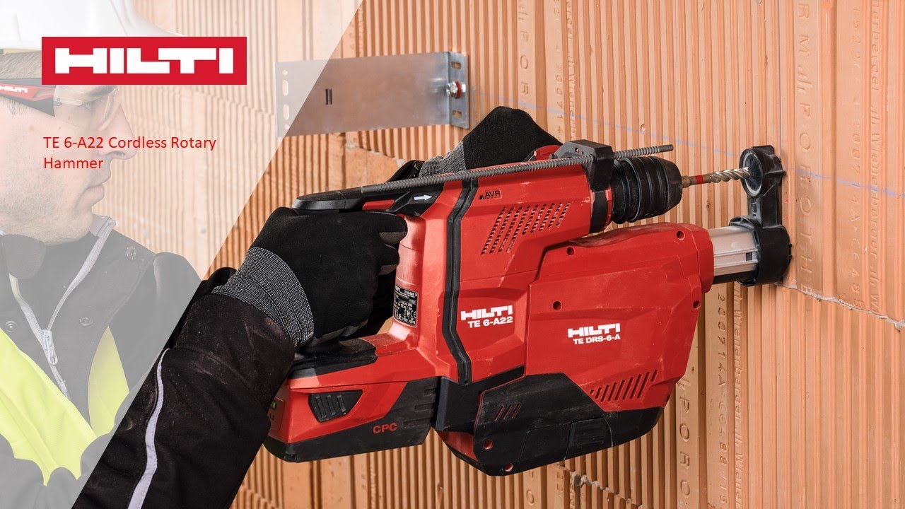 INTRODUCING the Hilti TE 6-A22 cordless rotary hammer - YouTube