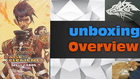 🐲 Overview of Rage of elements spell cards for Pathfinder 2nd edition Remaster & Pathfinder 2e RPG