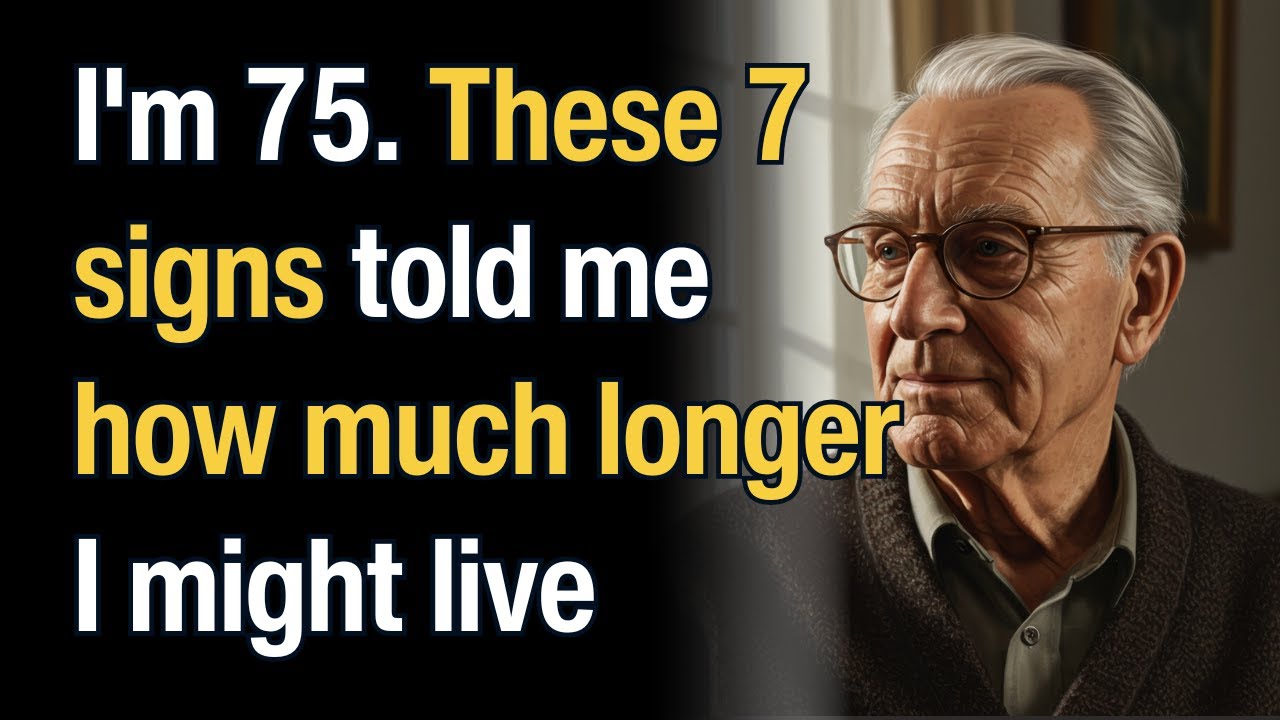 7 Signs That Predict How Long You’ll Live After 70 Scientifically Proven! the elderly, old age