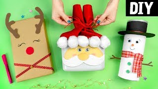 10 DIYS DE NATAL 🎅🎁 Embalagens de Presentes que as Pessoas vão Amar!