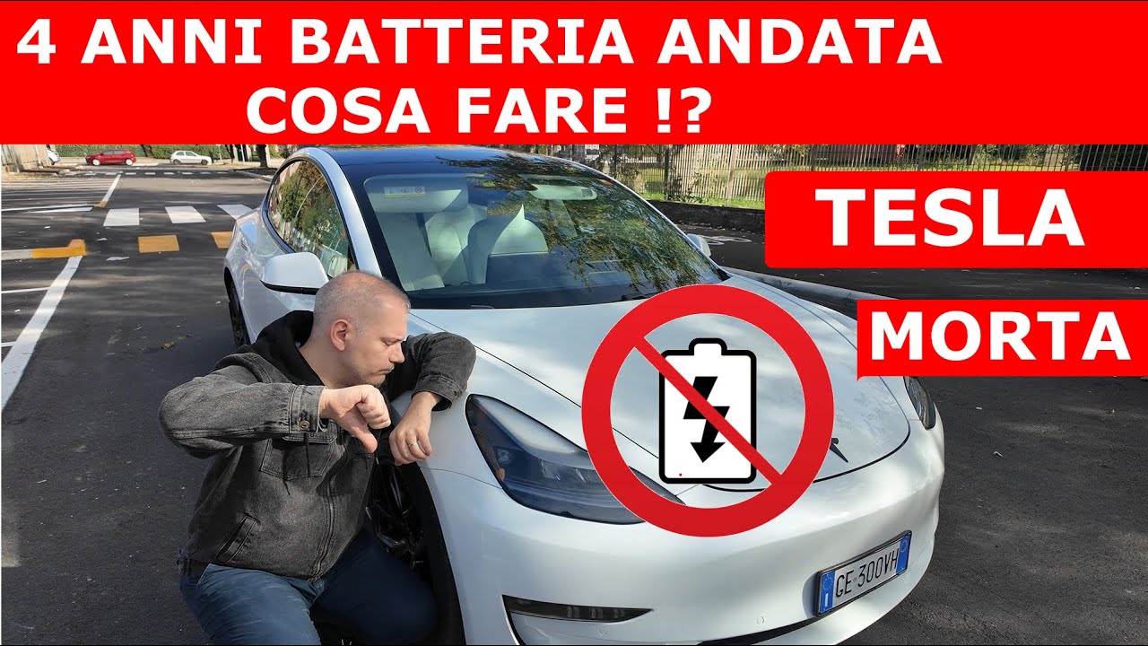 Tesla BATTERIA MORTA, come sostituirla