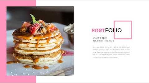 Creative Patisserie - PPT Template