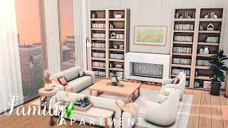 The Sims 4 Build: FAMILY APARTMENT NO CC ❤️