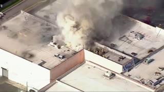 Firefighters battled 3rd alarm fire at 99 cents store in Hawthorne