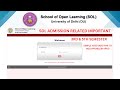 SOL ADMISSION RELATED NEW IMPORTANT 3RD & 5TH SEMESTERS WITHOUT ANY MISTAKE DO THIS