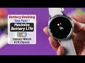 How to fix battery drain on galaxy watch 6  6 classic save battery