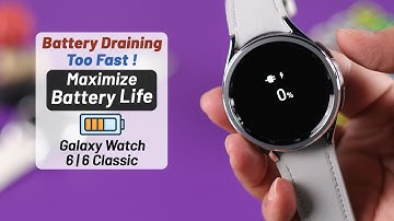 How to Fix Battery Drain on Galaxy Watch 6 / 6 Classic! [Save Battery]