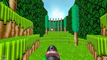DOOM MOD Jazz Jackrabbit Doom GAME v10 TC TOTAL CONVERSION LIKE PSX JUMPING FLASH MAP 01 NGC