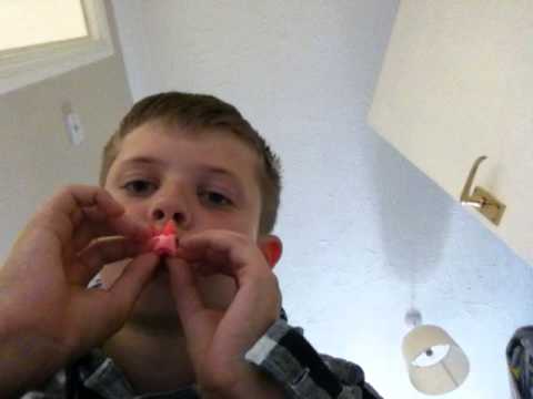 How To Make An Inflatable Origami Bunny - YouTube