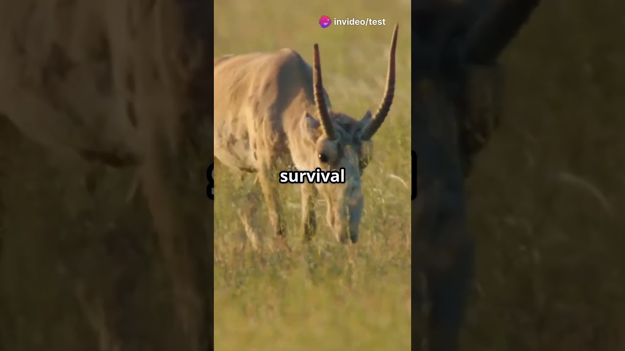 The Saiga Antelope: The Survivor with a Strange Nose 