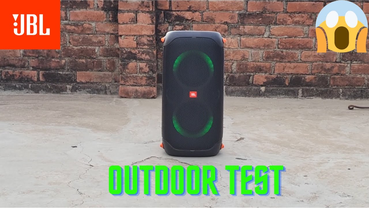 JBL Partybox 110 Outdoor Roof Test | Didn't Expect it to Sound