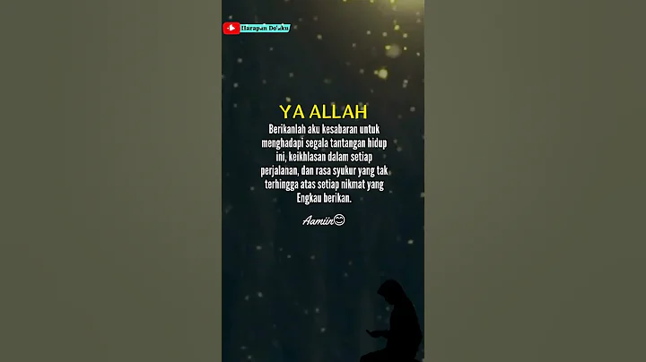 Sabar & ikhlas dalam menghadapi ujian 😊 | SUBSCRIBE | LIKE & AMIIN | #shorts #harapan #doa