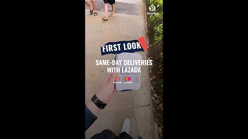 Same-day deliveries are now available with Lazada