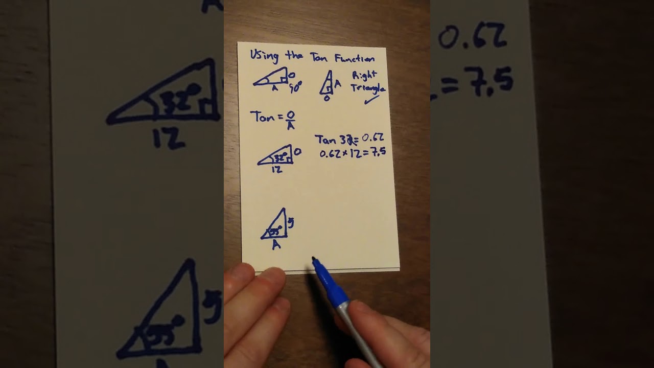 How to use the Tan function - YouTube