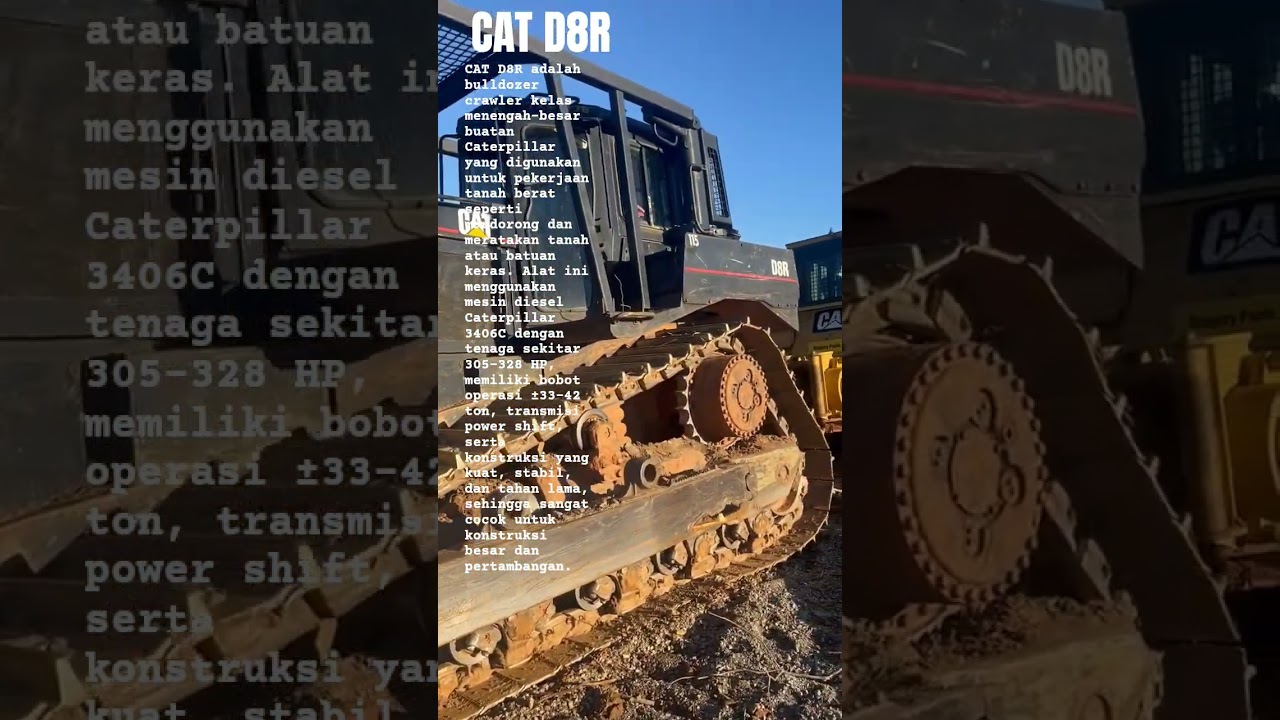 CAT D8R bulldozer 