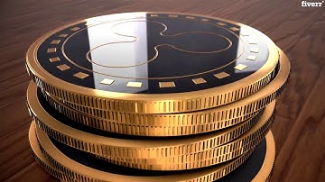 Make rotating spin loop gold and  silver coin,logo coin,token,bitcoin - Best Logo Animation service