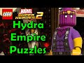 All Hydra Empire Puzzles In LEGO Marvel Superheroes 2 