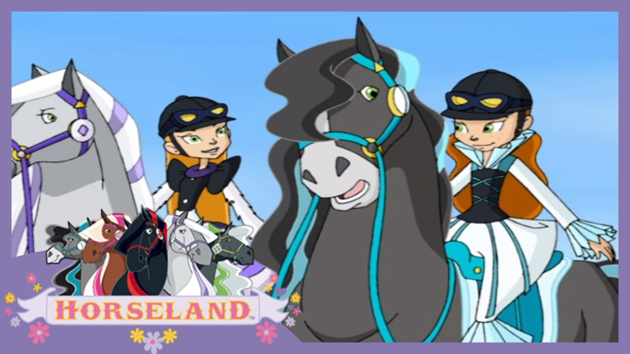 Horseland | Riding In Style | 123 - Horse Cartoons for Children Horse  Cartoon 🐴💜 - YouTube