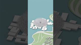 How a Floating City Became the Louvre Abu Dhabi #architecture #engineering #3d #LearnOnTikTok #desig
