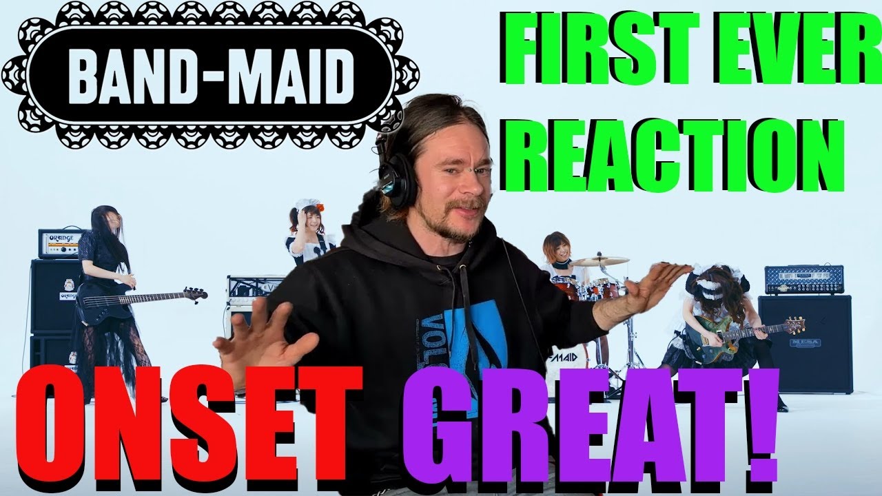 BAND-MAID - Onset - FIRST EVER REACTION - singer reacts