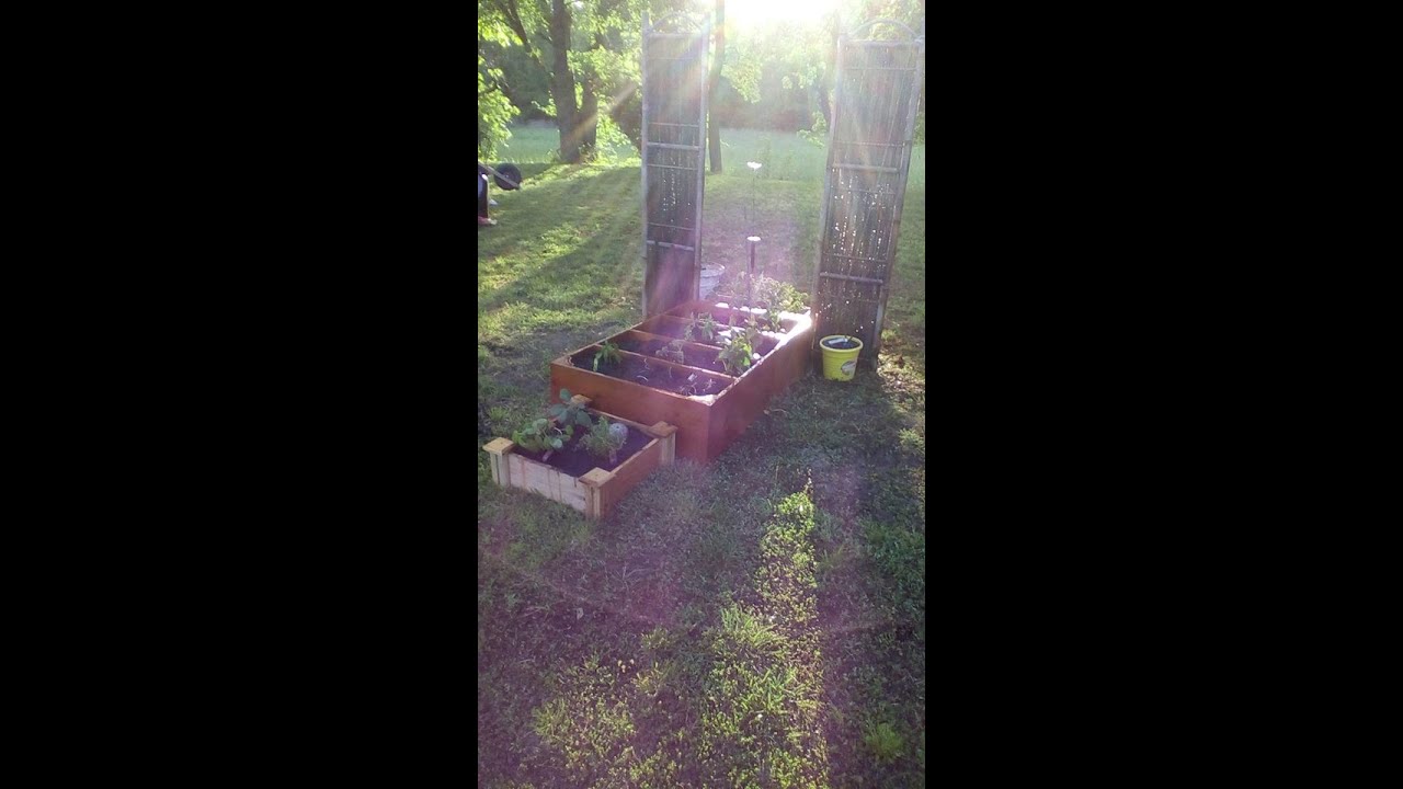 Bookcase Raised Garden Bed YouTube