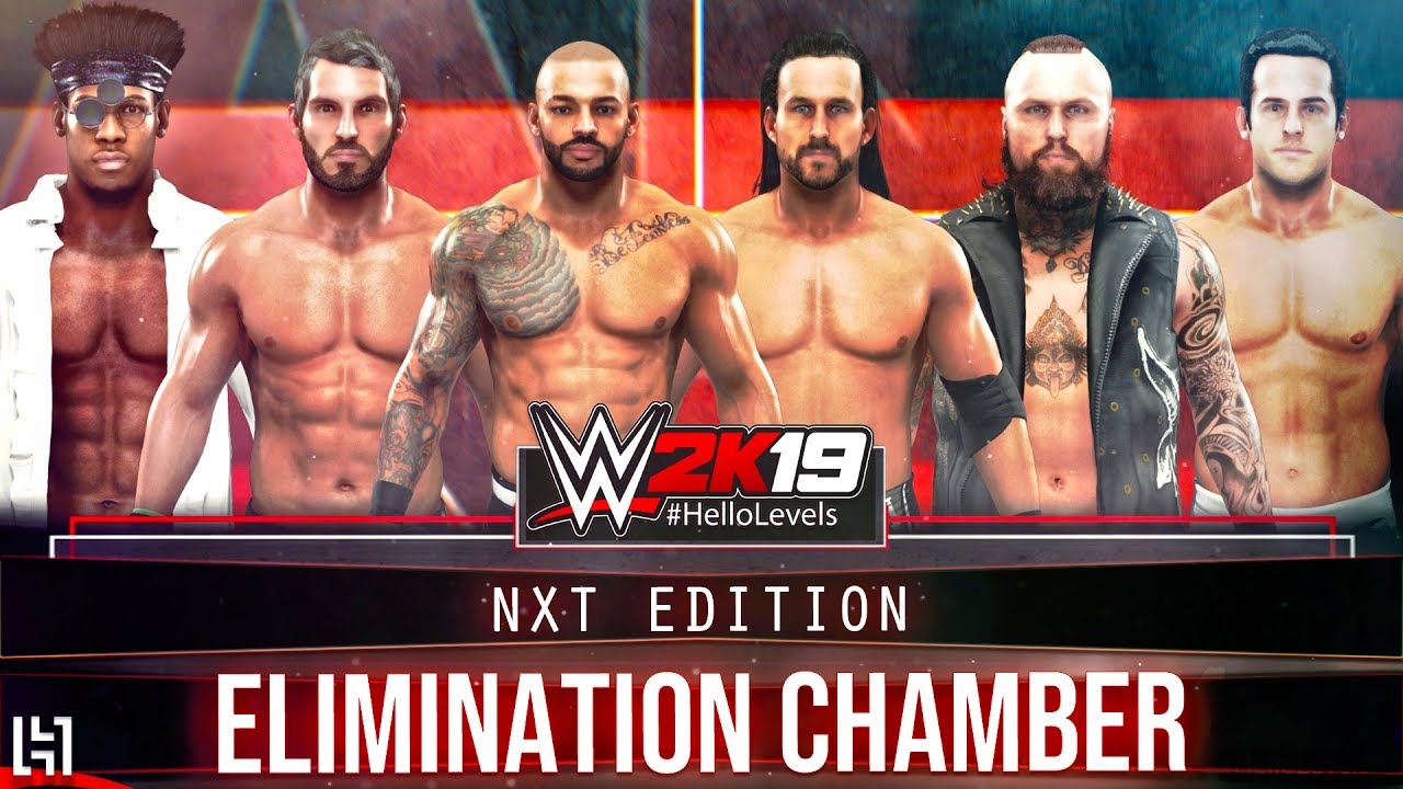 WWE 2K19 ELIMINATION CHAMBER Match - NXT Edition