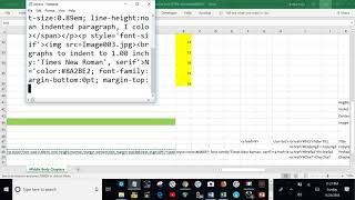 VBA Excel Code along with formulas to Convert Word Document Contents into Pure HTML with TOC