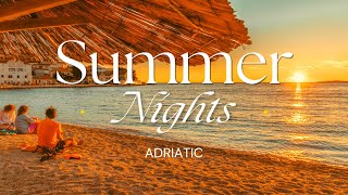 Beautiful Adriatic Sea Summer Nights in Croatia