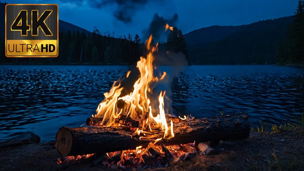 🔥 Relax with Jazz Rhythms and Fireplace Crackles | 12-Hour Warm Lounge Ambience S1