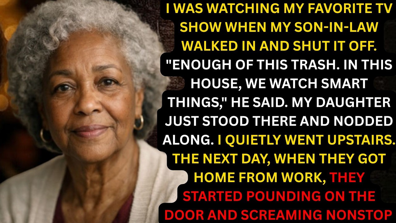 I Was Watching My TV Show When My Son In Law Shut Off The TV  “Enough Of This Trash ” The Next Day…