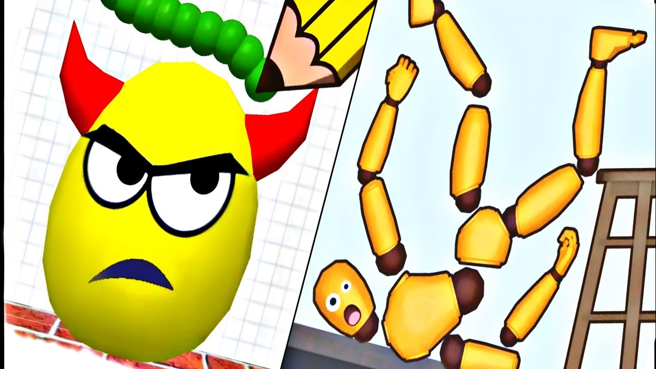 Draw To Smash: Ragdoll Break: Brain puzzles | All Levels | Satisfying ...