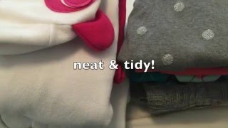 KonMari Method (modified): How to Fold Sweaters and Bulky Clothing