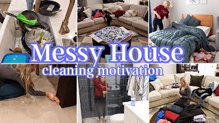Messy House Cleaning Motivation / Prepping for 2026 / Winter Clean with me