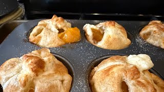 Mini Peach Pie Bundle Recipe 🍑🥧