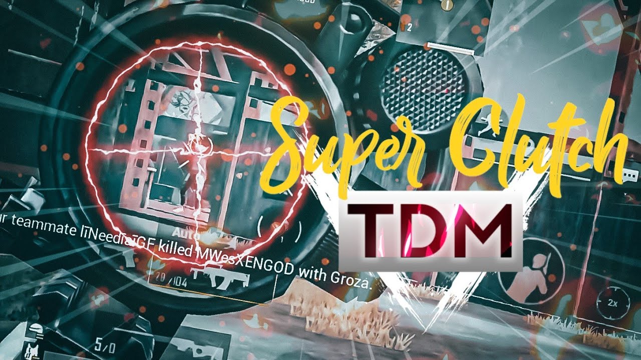 Super Clutch TDM •• RedSpot Gaming •• PUBG Mobile