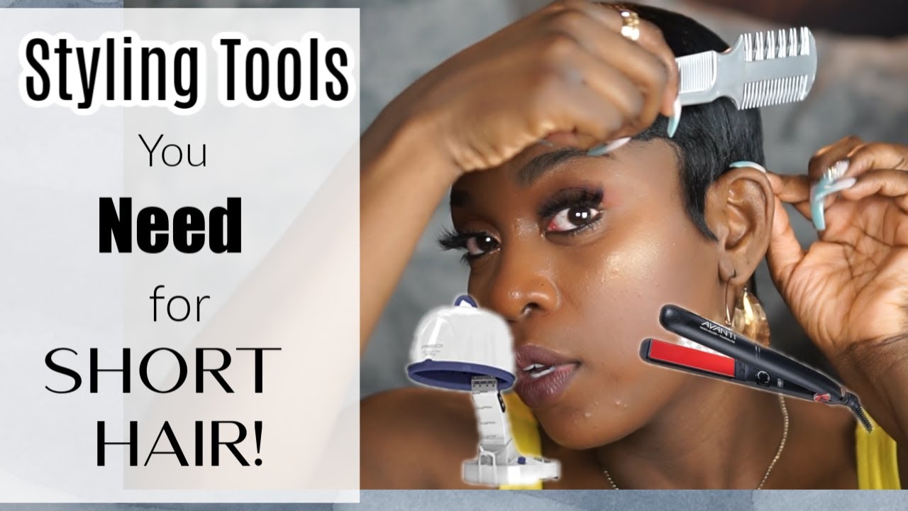 STYLING TOOLS You NEED for Short Hair!|FOR BEGINNERS| Roxy Bennett - YouTube