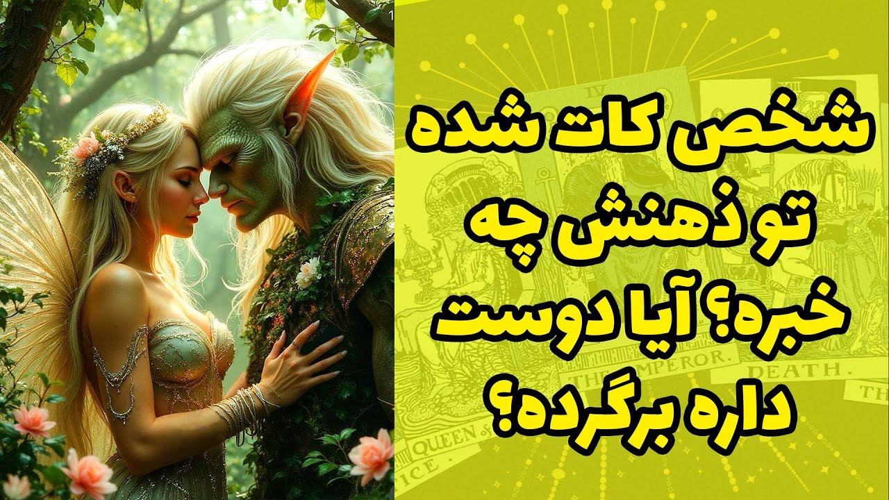 شاینی تاروت - شخص کات شده تو ذهنش چه خبره؟ آیا دوست داره برگرده؟