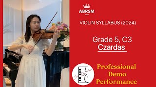 ABRSM Grade 5 Violin Exam (2024) C3 Czardas 英国皇家小提琴5级