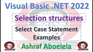 Visual Basic  Net 2022  79  Select Case Statement Examples