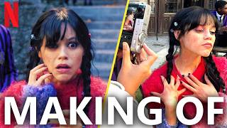 Wednesday Season 2 Behind the Scenes vs Final Scene Breakdown Side by Side