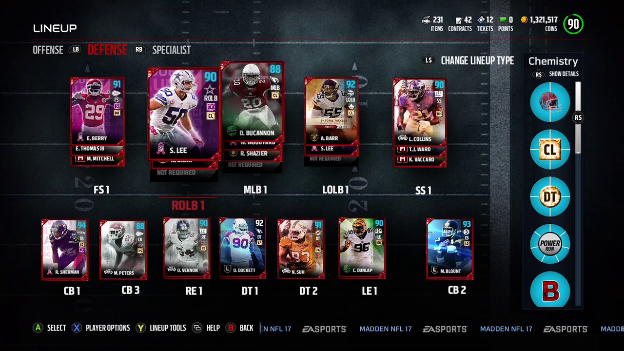 MUT Master Complete! 90 Overall Lineup!
