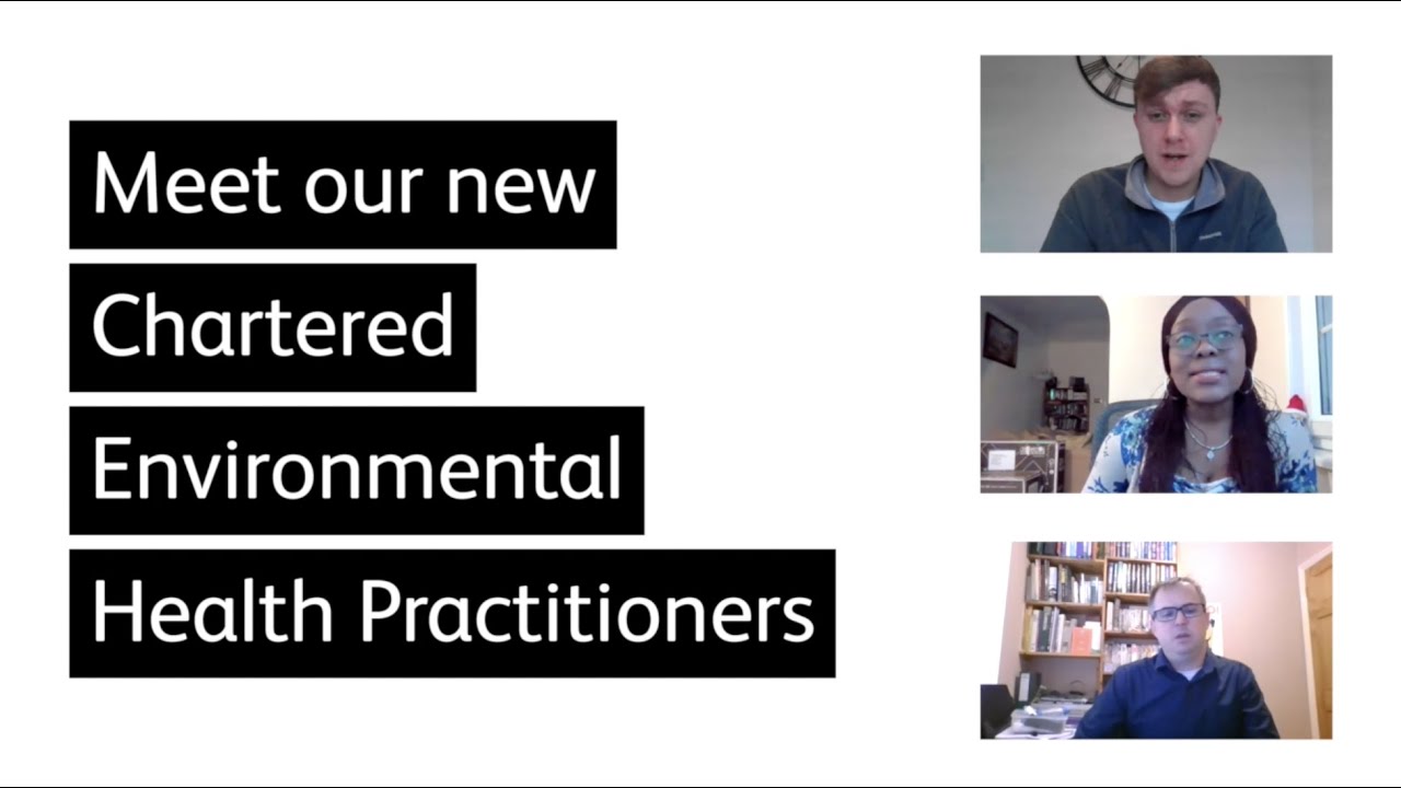 Meet our new Chartered Environmental Health Practitioners