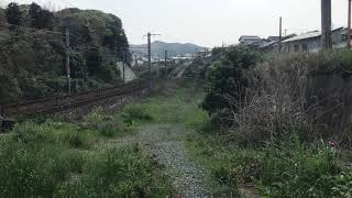 ED76 1019号機 8152レ 北九州ターミナル行 通過 黄塗装コンテナあり
