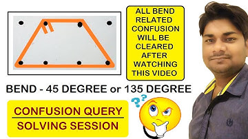 Doubt Solved About Bend Deduction in Cutting Length of Trapezium Shape Stirrups