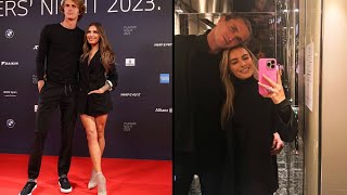 Alexander Zverev & Girlfriend Sophia Stun in Matching All-Black Looks in Monte Carlo
