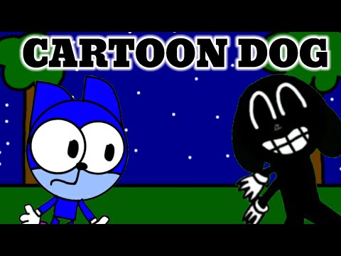 Gato Azul sv Cartoon Dog - Desenho Animado