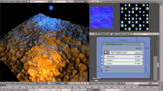 Blender dynamic rain ripples node material (GLSL)